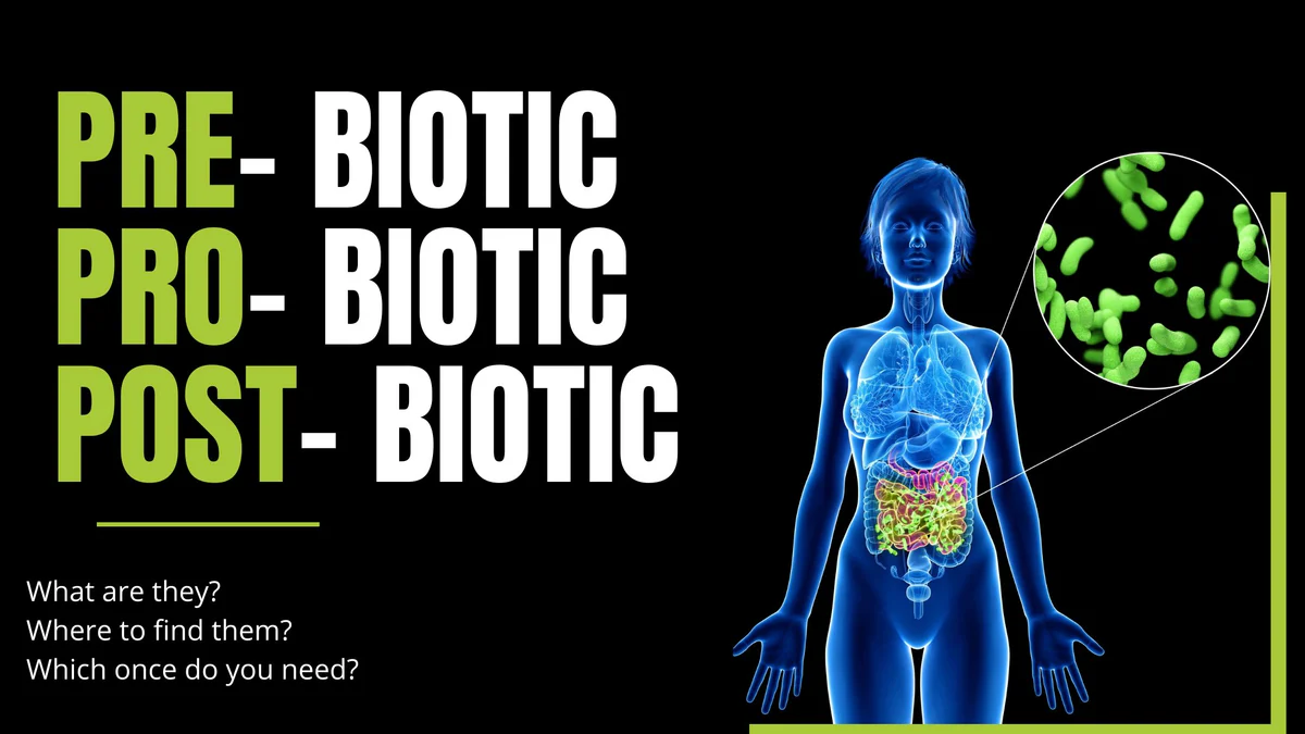 Vad är skillnaden mellan probiotika, prebiotika och postbiotika?